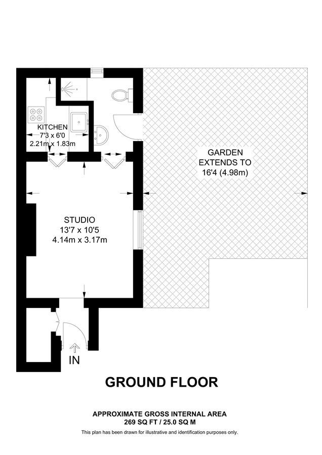 Квартира в Лондоне, Великобритания, 25 м² - фото 7