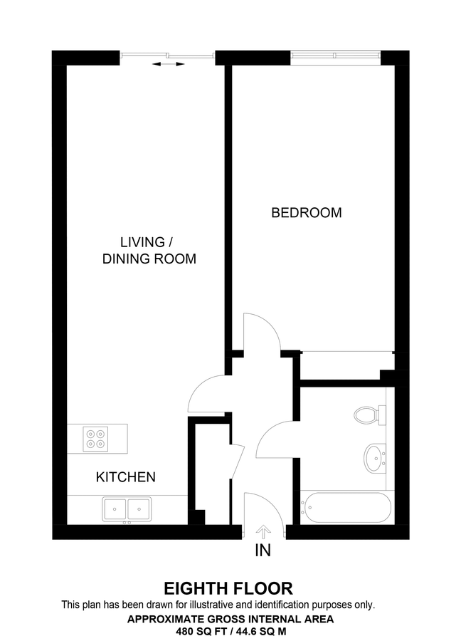 Квартира в Лондоне, Великобритания, 45 м² - фото 8