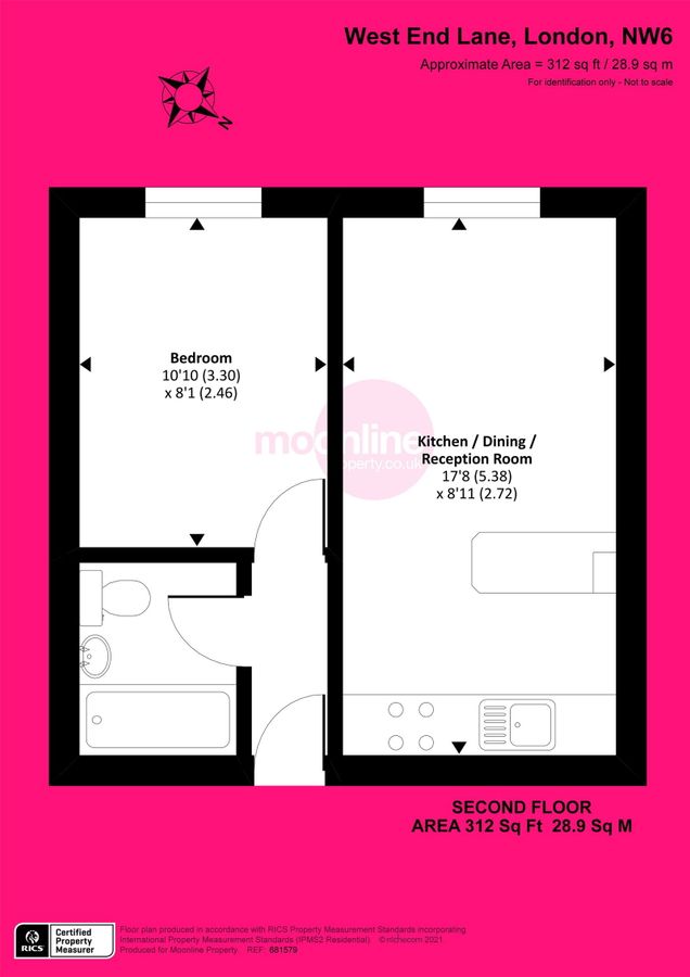 Квартира в Лондоне, Великобритания, 29 м² - фото 8