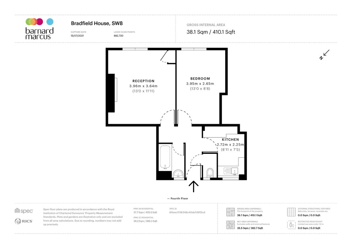 Квартира в Лондоне, Великобритания, 38 м² - фото 8