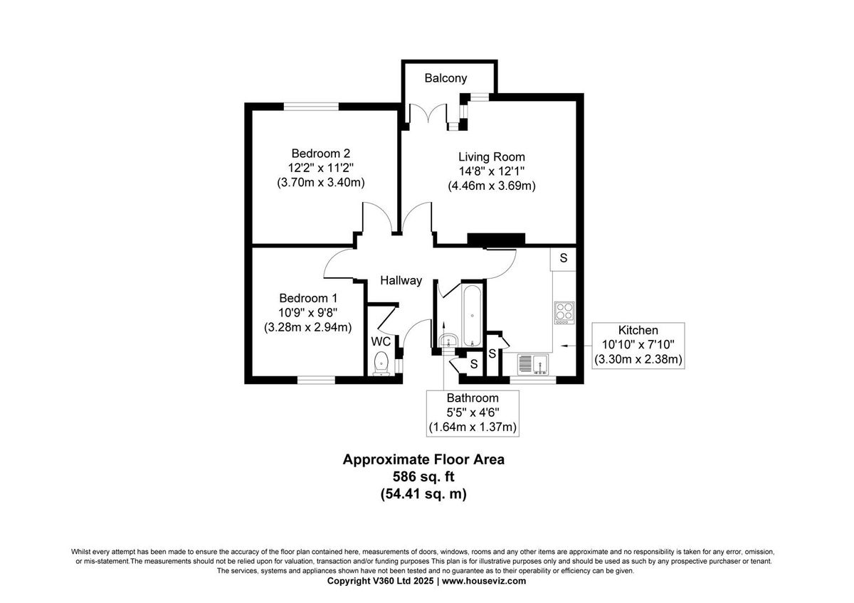 Квартира в Лондоне, Великобритания, 54 м² - фото 8