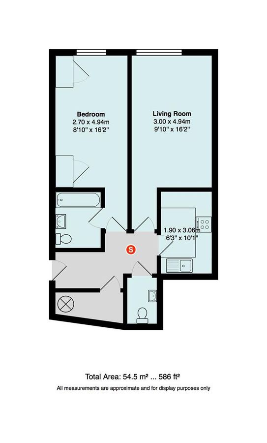 Квартира в Лондоне, Великобритания, 55 м² - фото 8