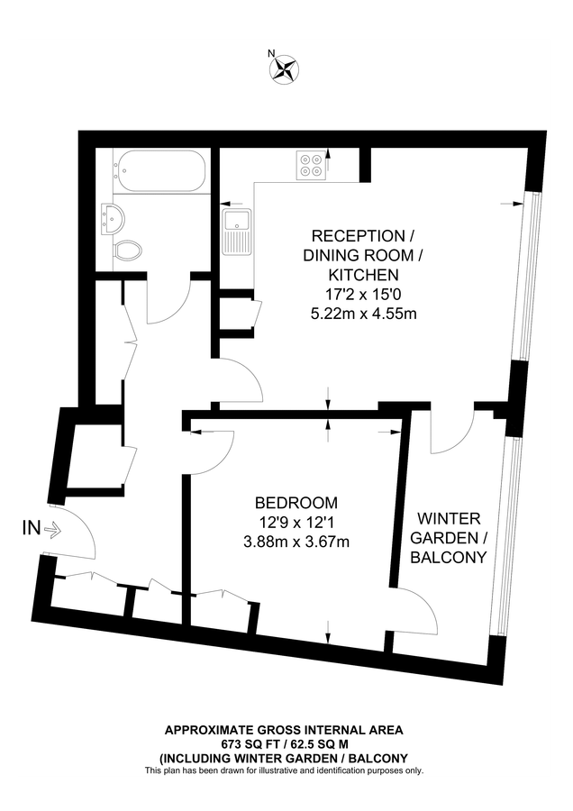 Квартира в Лондоне, Великобритания, 63 м² - фото 9