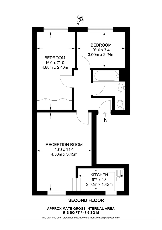 Квартира в Лондоне, Великобритания, 48 м² - фото 9