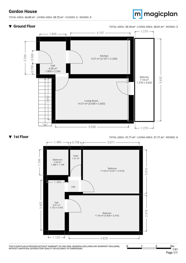 Квартира в Лондоне, Великобритания, 60 м² - фото 9