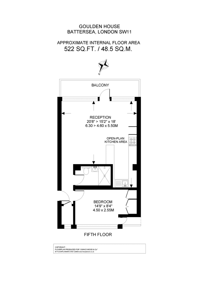 Квартира в Лондоне, Великобритания, 49 м² - фото 9