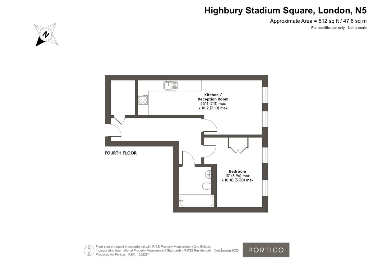 Квартира в Лондоне, Великобритания, 48 м² - фото 9