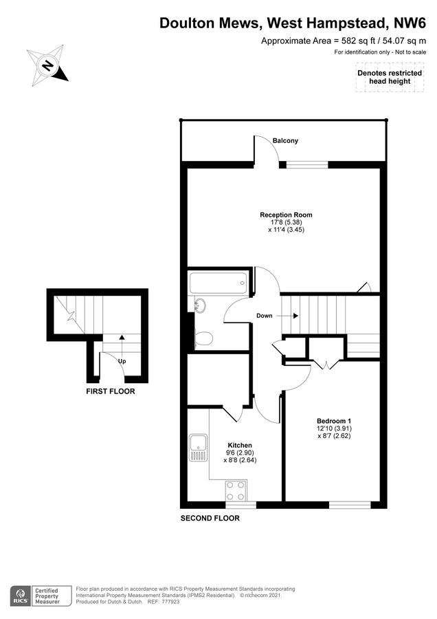 Квартира в Лондоне, Великобритания, 54 м² - фото 9