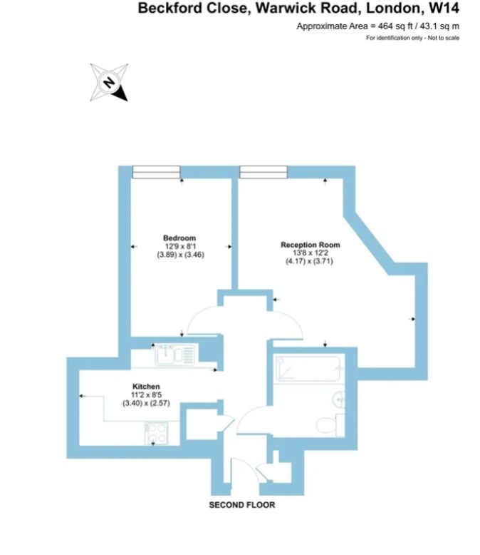 Квартира в Лондоне, Великобритания, 43 м² - фото 10