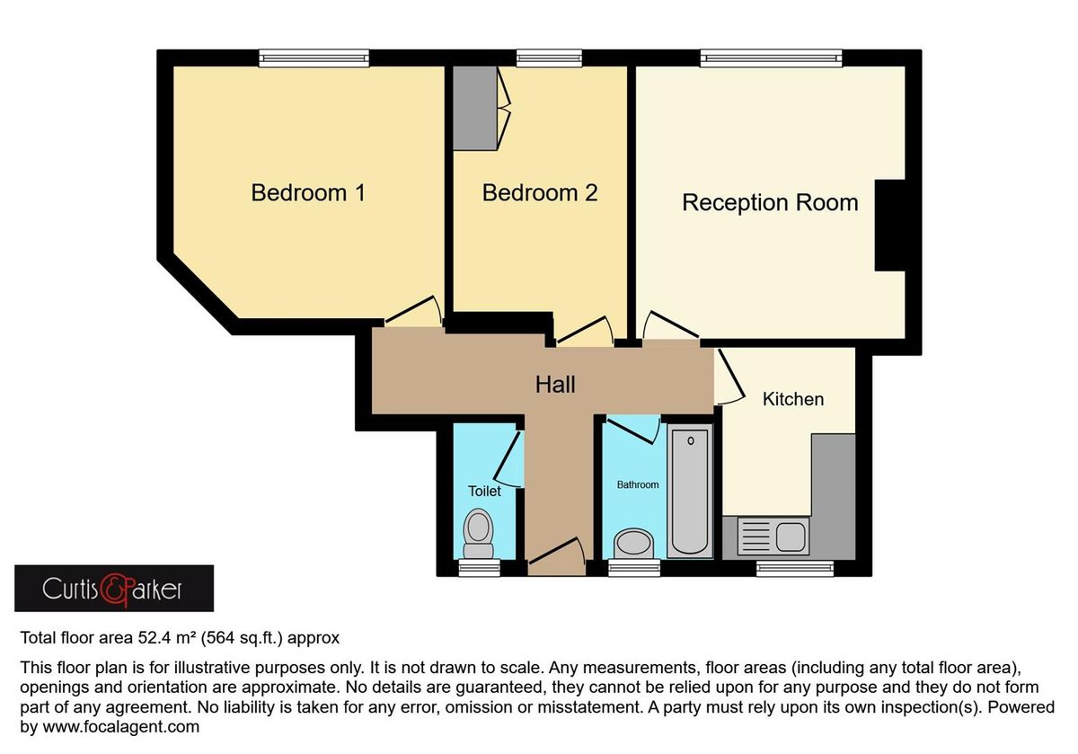 Квартира в Лондоне, Великобритания, 52 м² - фото 10