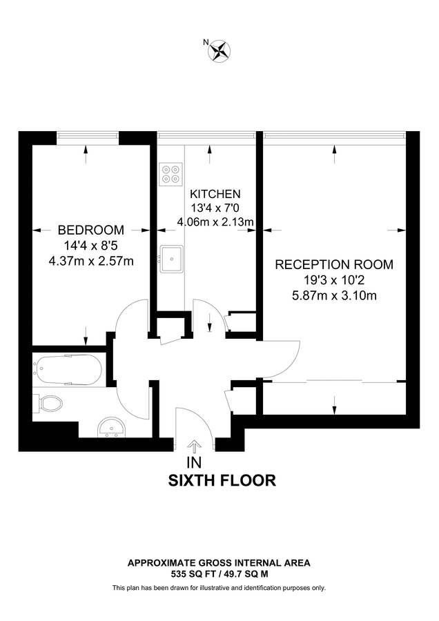 Квартира в Лондоне, Великобритания, 50 м² - фото 10
