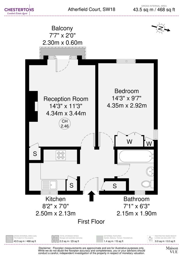 Квартира в Лондоне, Великобритания, 44 м² - фото 11