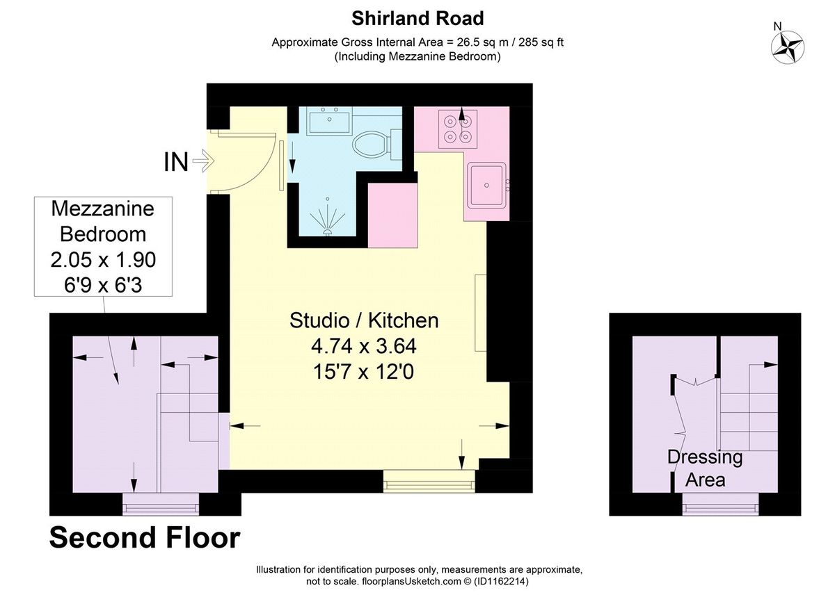 Квартира в Лондоне, Великобритания, 27 м² - фото 11