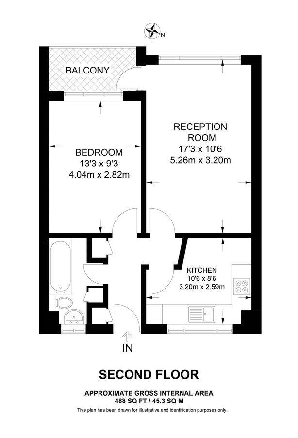 Квартира в Лондоне, Великобритания, 45 м² - фото 11