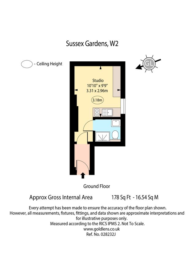 Квартира в Лондоне, Великобритания, 17 м² - фото 11