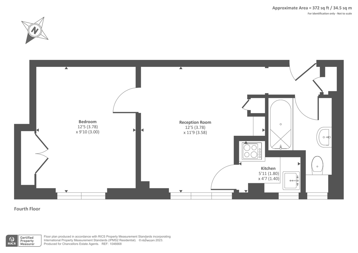 Квартира в Лондоне, Великобритания, 35 м² - фото 12