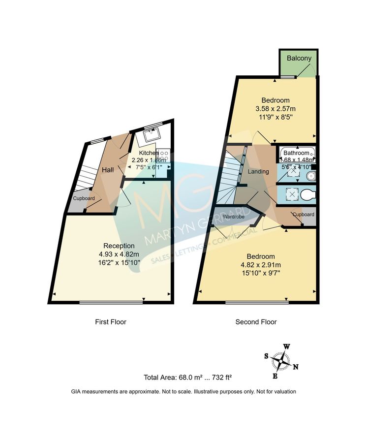 Квартира в Лондоне, Великобритания, 68 м² - фото 12