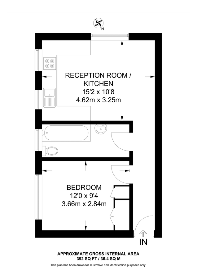 Квартира в Лондоне, Великобритания, 36 м² - фото 12