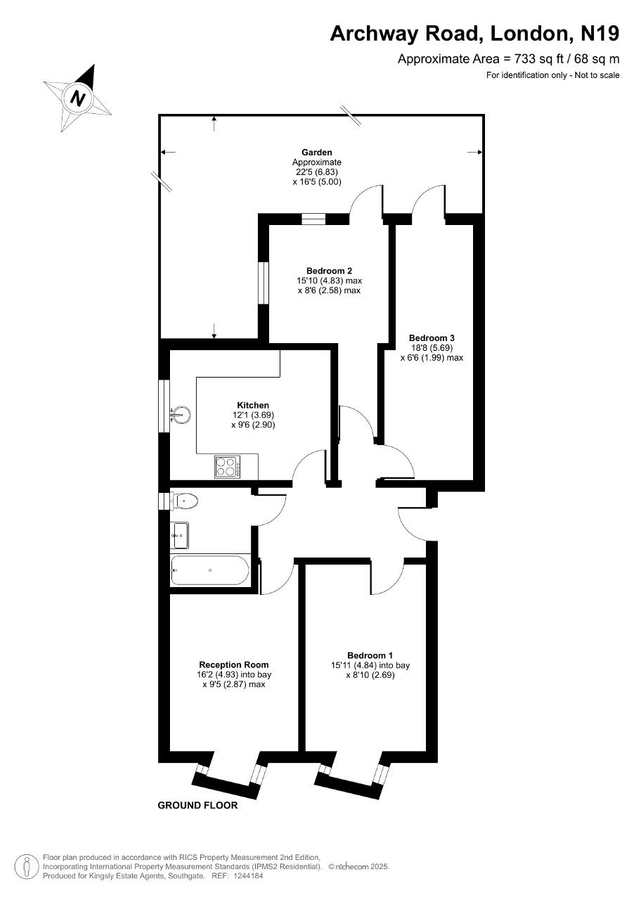 Квартира в Лондоне, Великобритания, 68 м² - фото 12