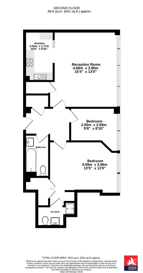 Квартира в Лондоне, Великобритания, 59 м² - фото 12