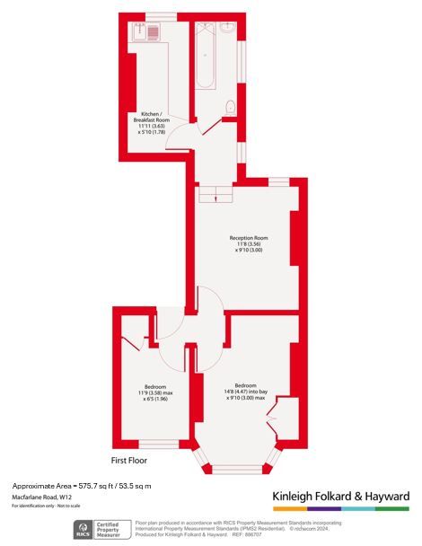 Квартира в Лондоне, Великобритания, 54 м² - фото 11