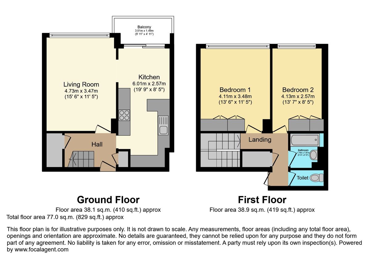 Квартира в Лондоне, Великобритания, 77 м² - фото 12