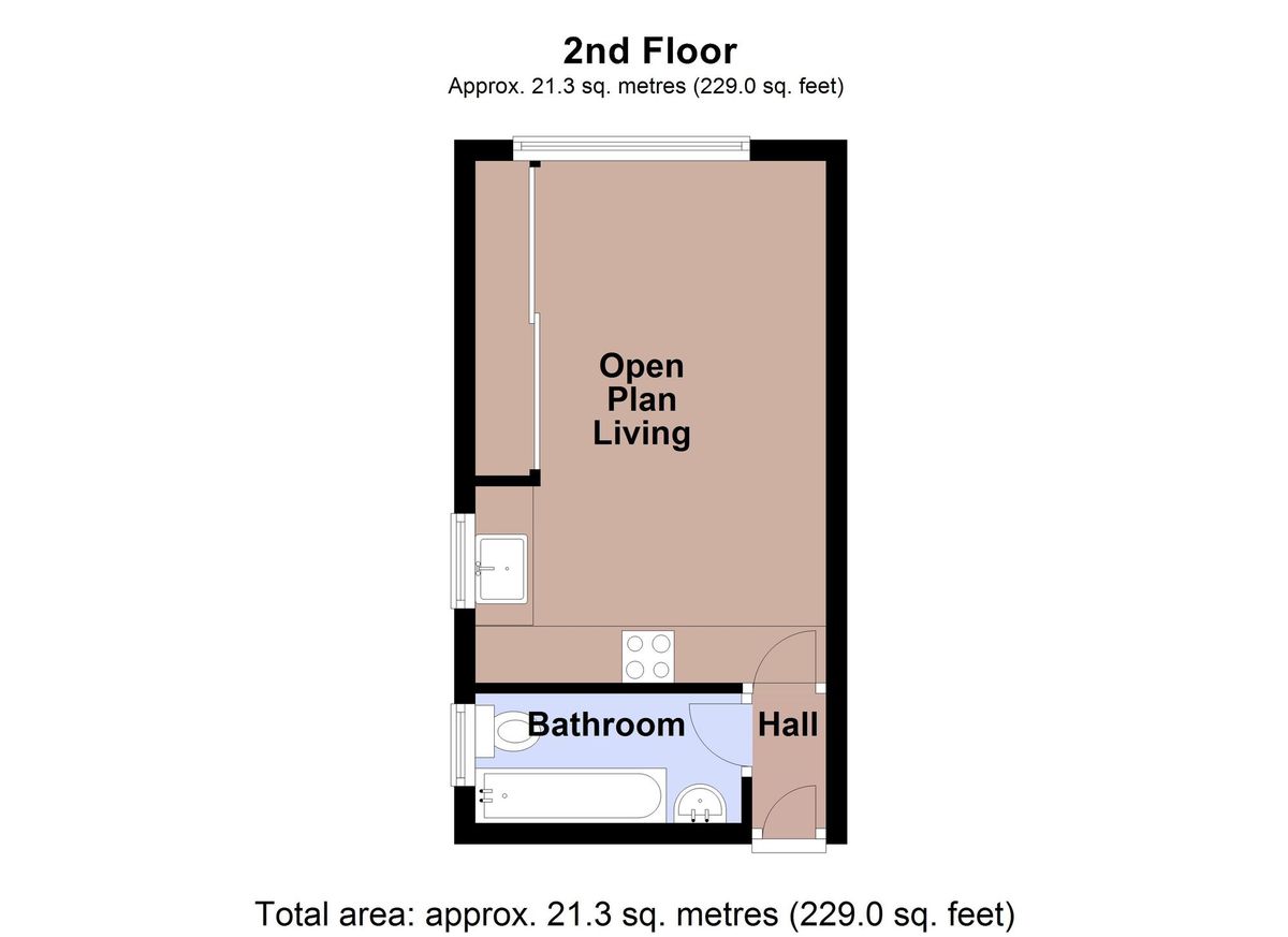 Квартира в Лондоне, Великобритания, 21 м² - фото 12