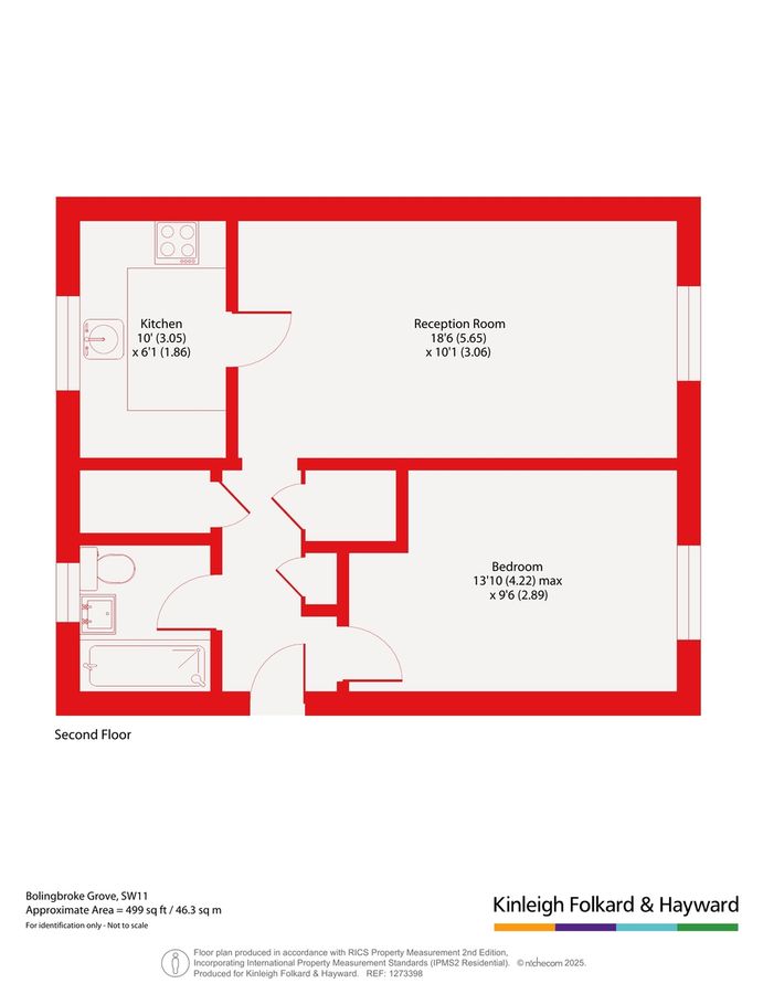 Квартира в Лондоне, Великобритания, 46 м² - фото 12