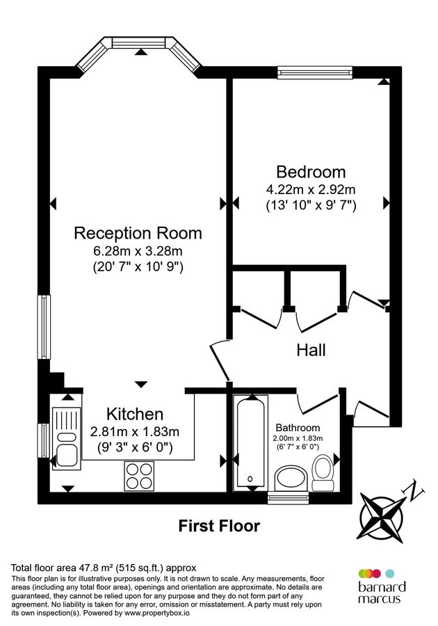 Квартира в Лондоне, Великобритания, 48 м² - фото 12