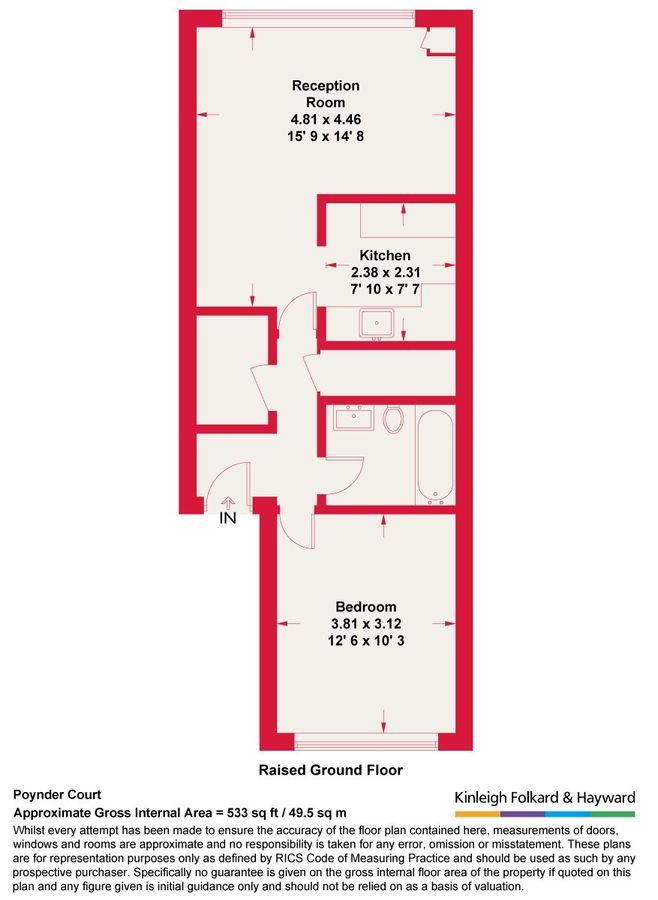 Квартира в Лондоне, Великобритания, 50 м² - фото 12