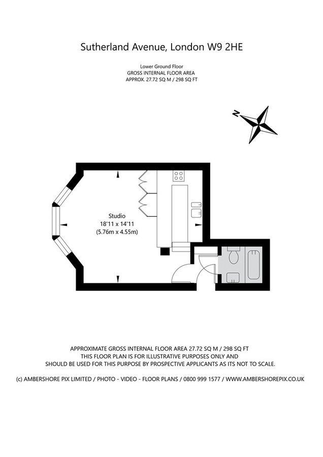 Квартира в Лондоне, Великобритания, 28 м² - фото 13