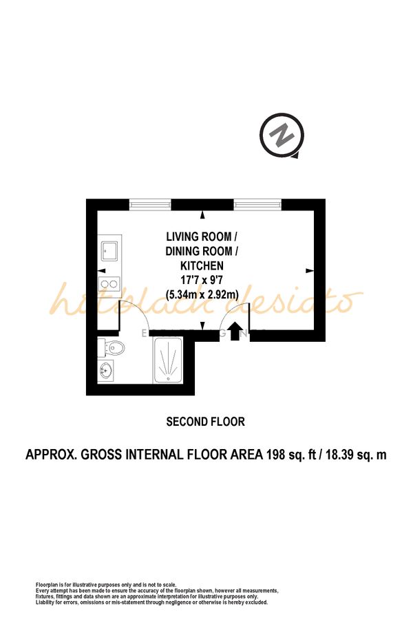 Квартира в Лондоне, Великобритания, 18 м² - фото 13