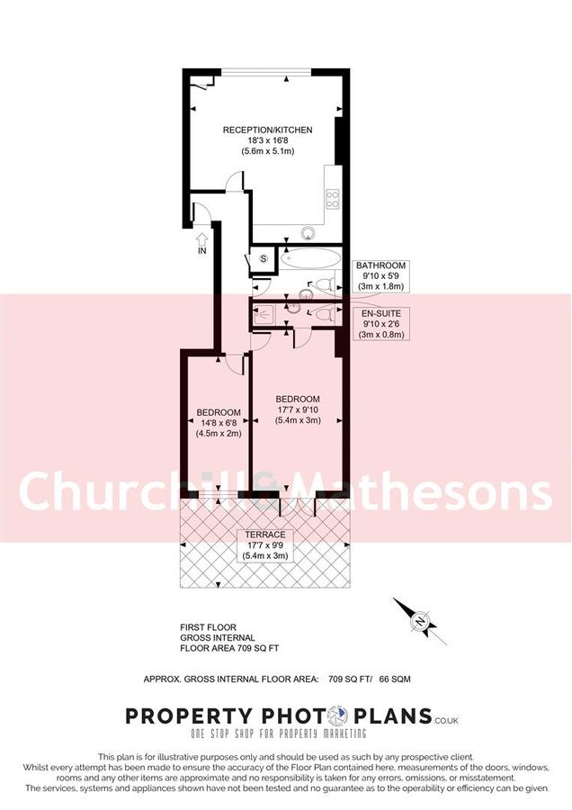 Квартира в Лондоне, Великобритания, 66 м² - фото 13