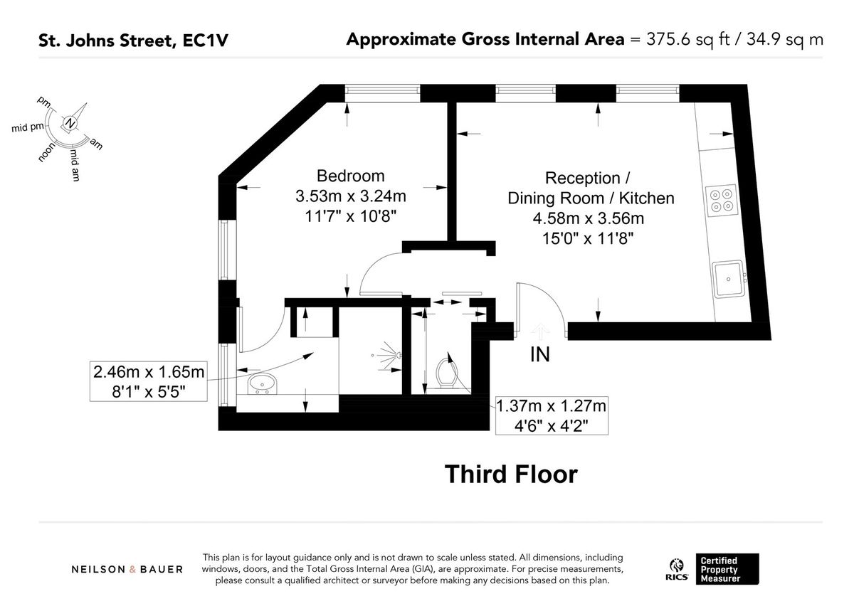 Квартира в Лондоне, Великобритания, 35 м² - фото 13