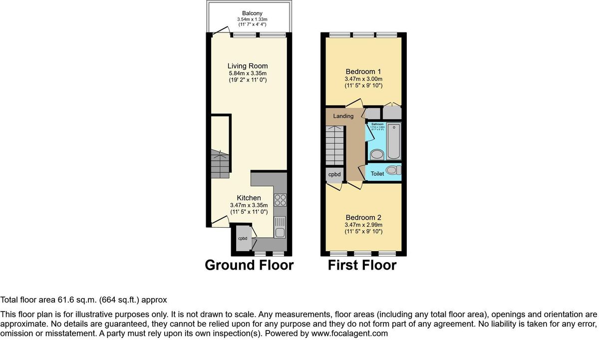 Квартира в Лондоне, Великобритания, 62 м² - фото 1