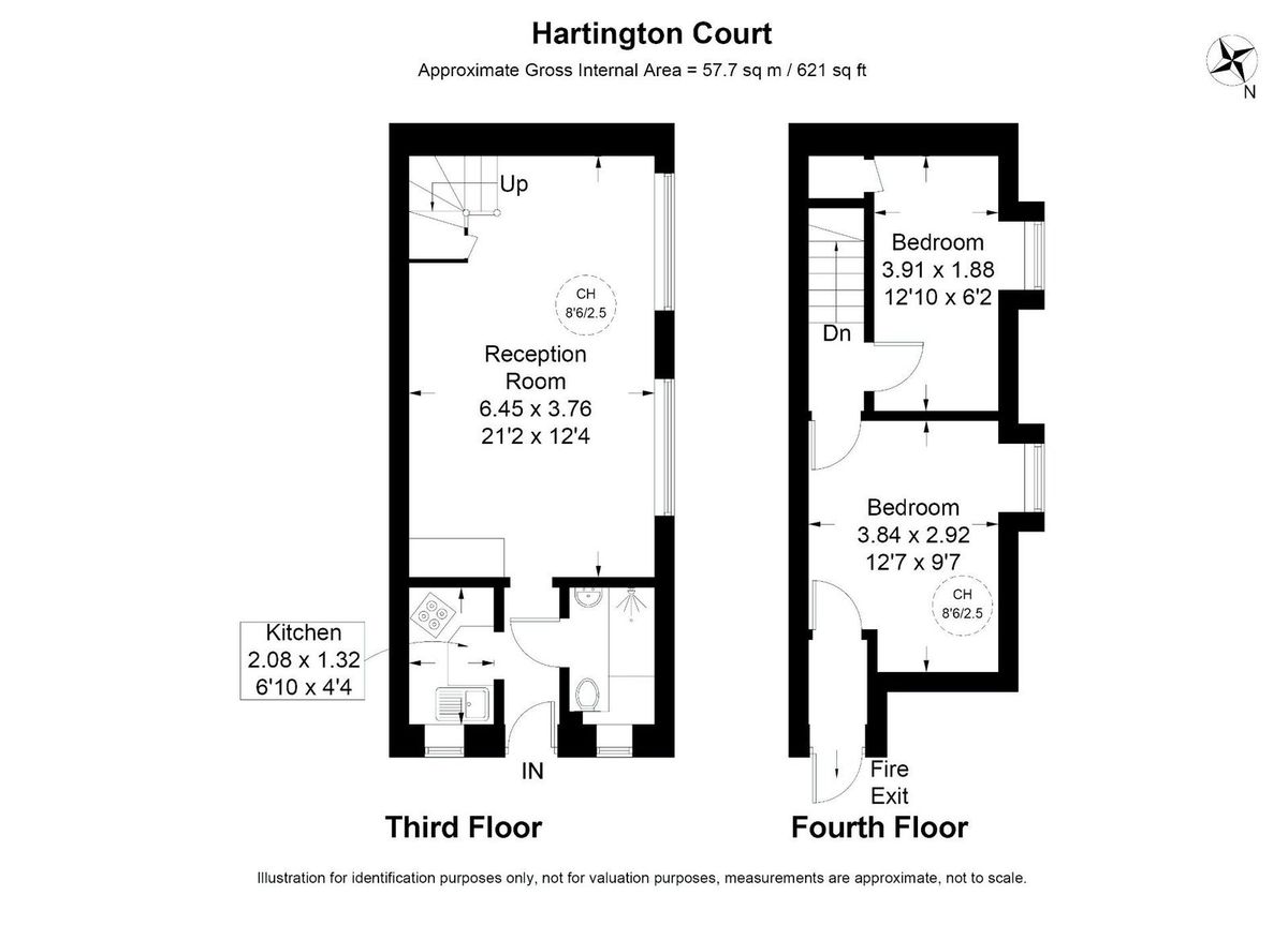 Квартира в Лондоне, Великобритания, 58 м² - фото 13