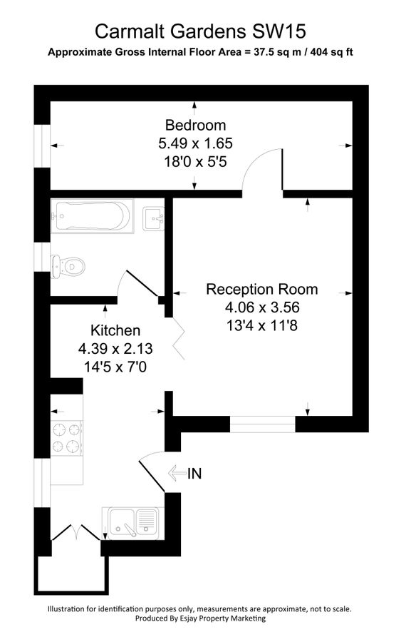 Квартира в Лондоне, Великобритания, 38 м² - фото 13