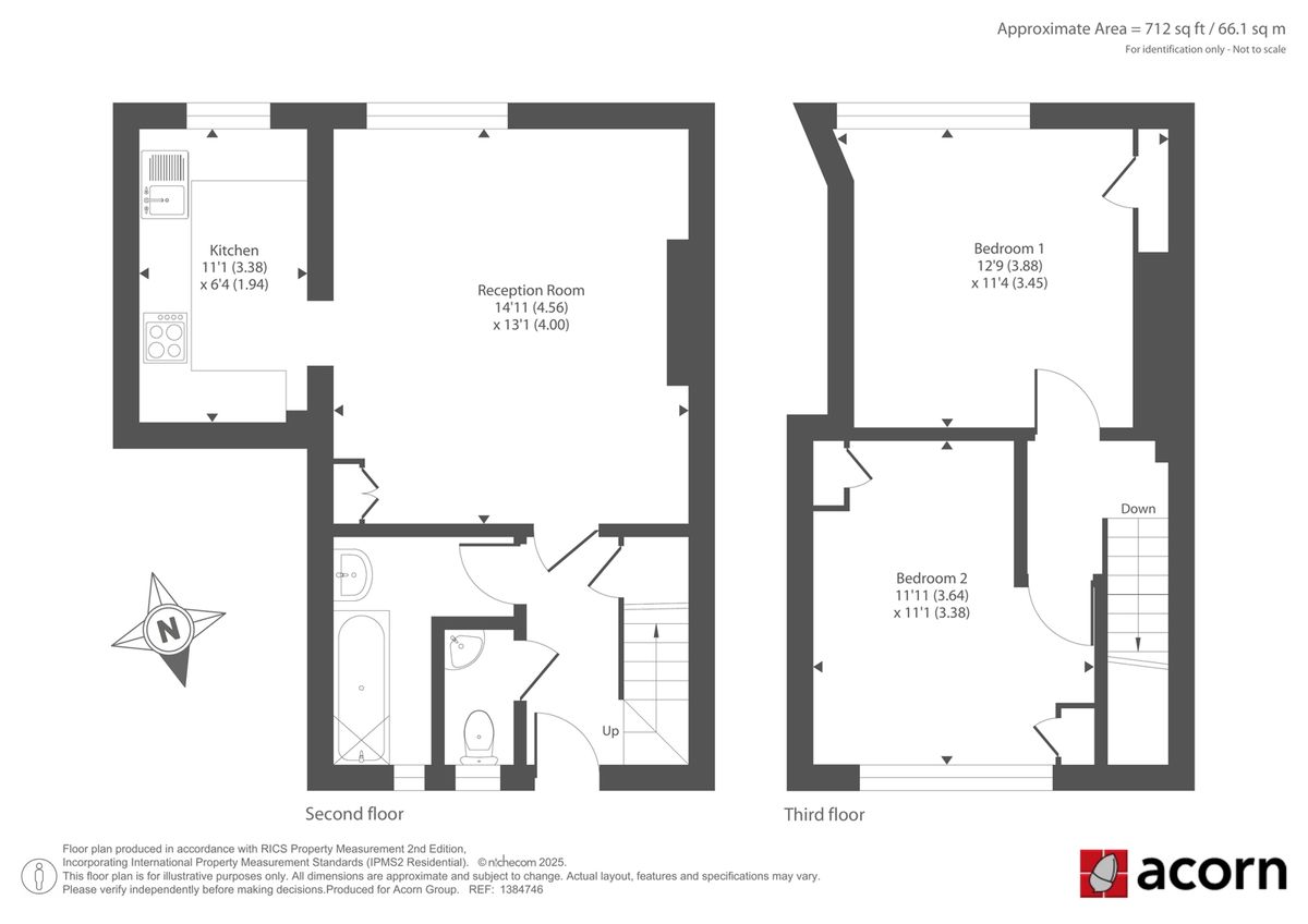 Квартира в Лондоне, Великобритания, 66 м² - фото 13