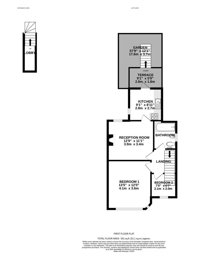 Квартира в Лондоне, Великобритания, 51 м² - фото 13