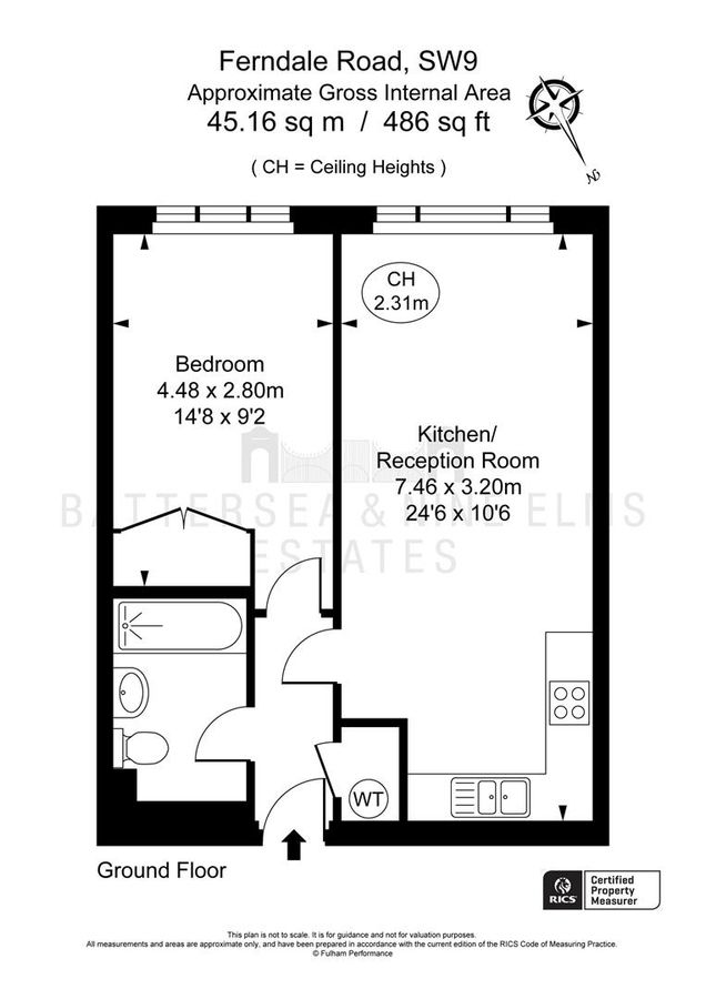 Квартира в Лондоне, Великобритания, 45 м² - фото 14