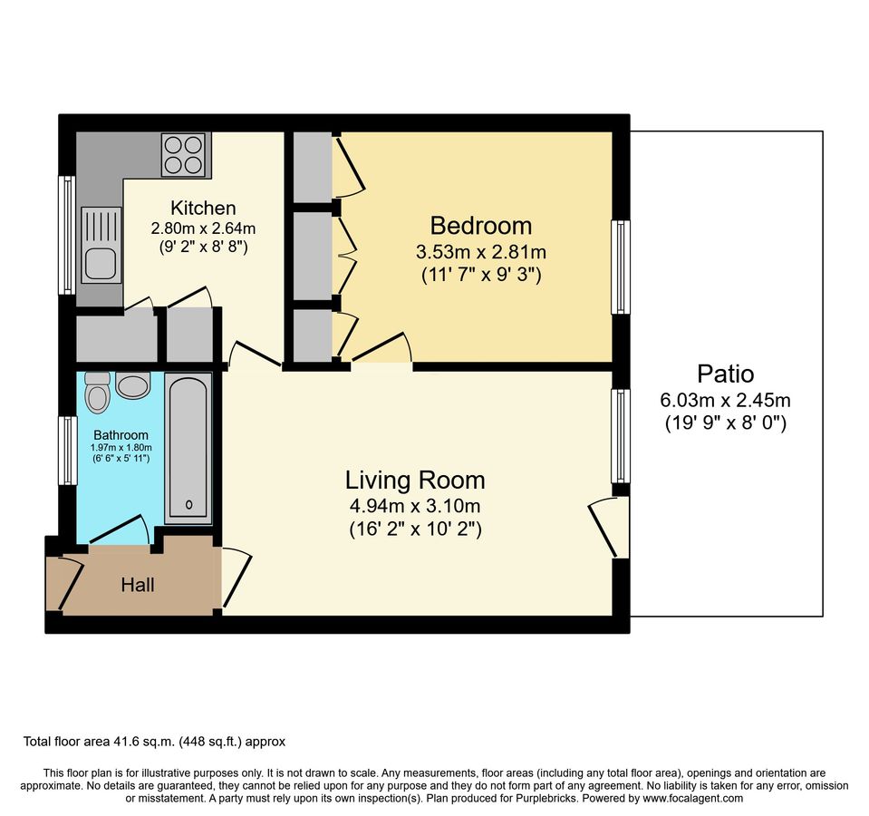 Квартира в Лондоне, Великобритания, 42 м² - фото 14