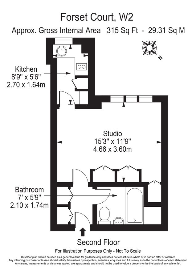 Квартира в Лондоне, Великобритания, 29 м² - фото 14