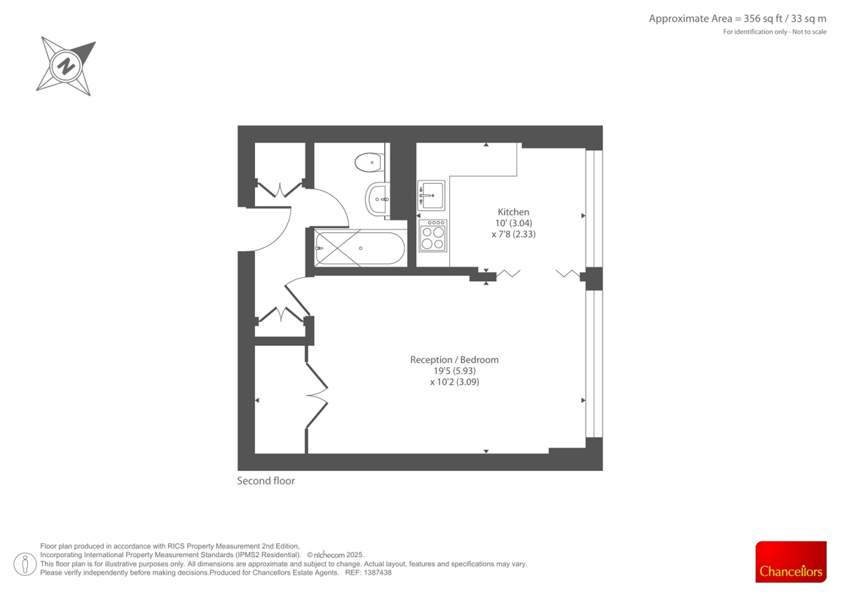 Квартира в Лондоне, Великобритания, 33 м² - фото 14