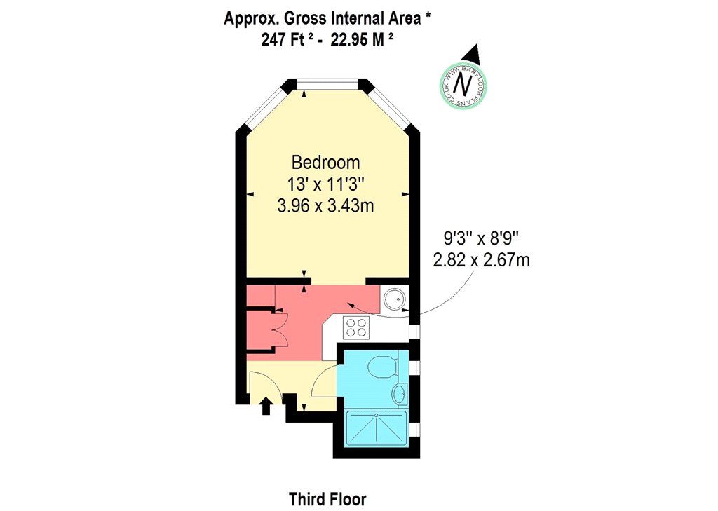 Квартира в Лондоне, Великобритания, 23 м² - фото 14