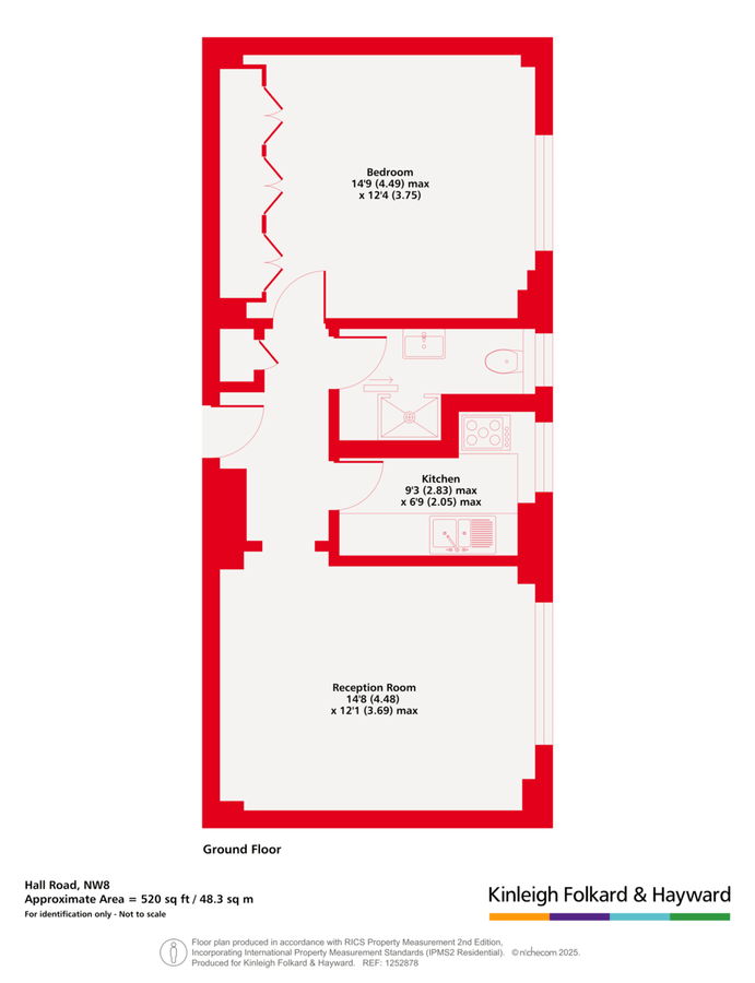 Квартира в Лондоне, Великобритания, 48 м² - фото 14