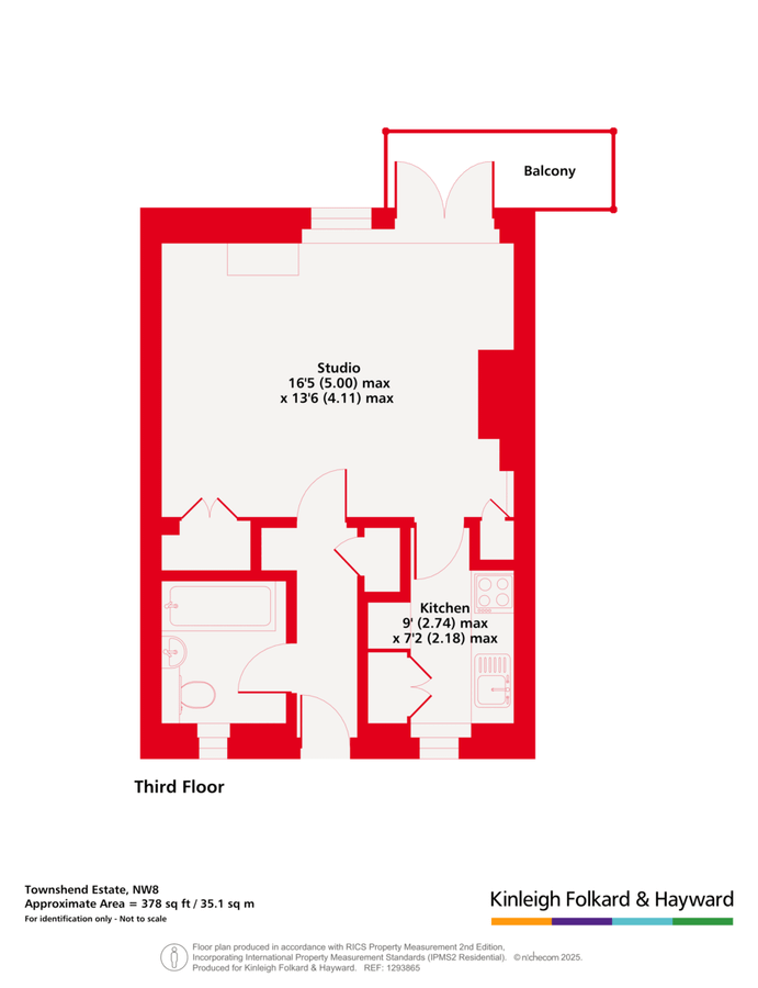 Квартира в Лондоне, Великобритания, 35 м² - фото 15