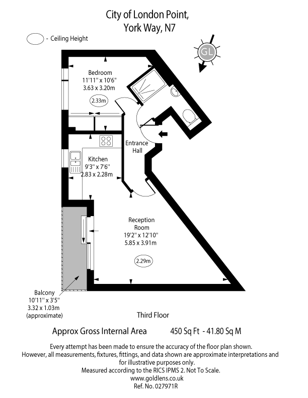 Квартира в Лондоне, Великобритания, 42 м² - фото 15