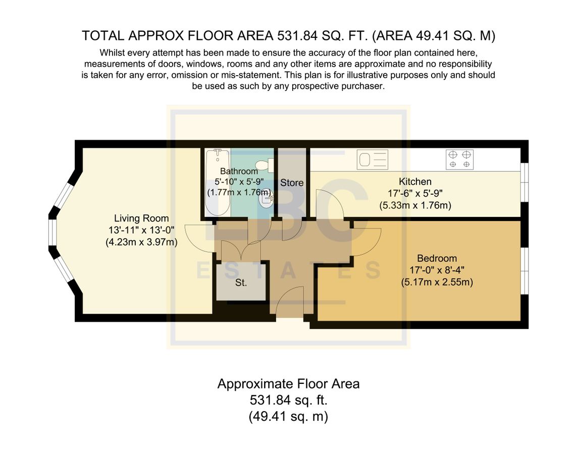 Квартира в Лондоне, Великобритания, 49 м² - фото 15