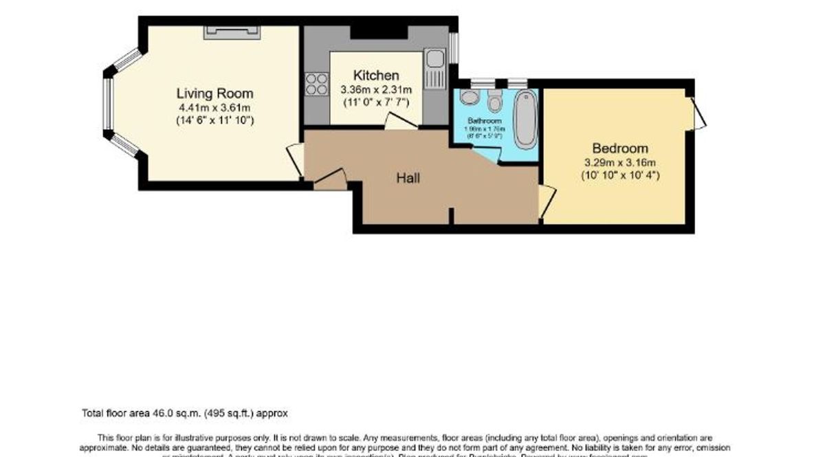 Квартира в Лондоне, Великобритания, 46 м² - фото 16