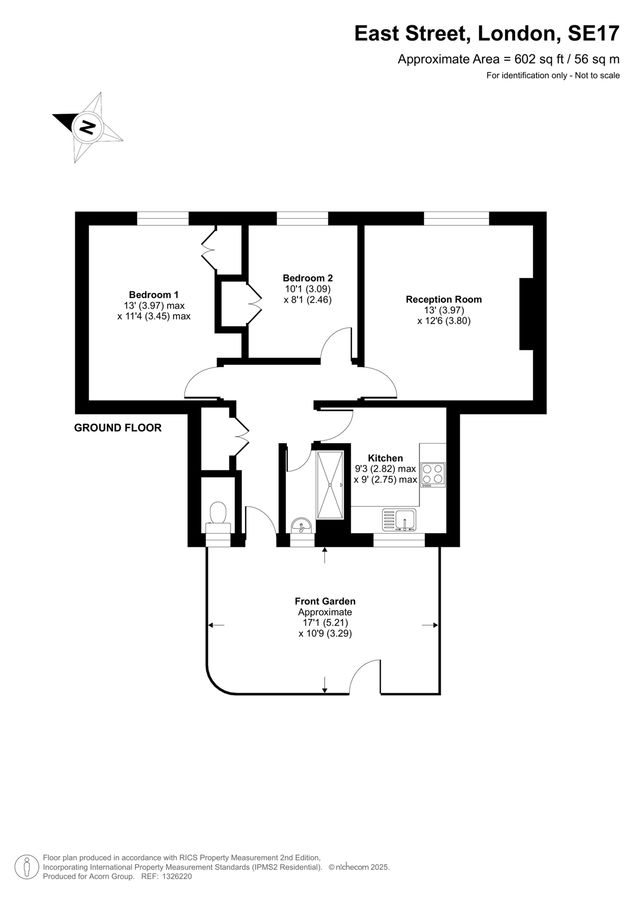 Квартира в Лондоне, Великобритания, 56 м² - фото 16
